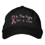 In The Fight For a Cure - Breast Cancer embroidered hats