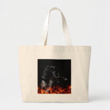 In the fire bag