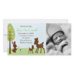 "In the forest"  Birth Announcements photo cards