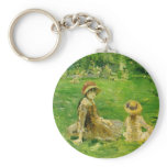 In the Garden At Maurecourt Berthe Morisot keychains