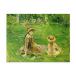 In the Garden At Maurecourt Berthe Morisot postcards