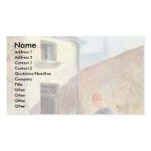 In The Garden By Spitzweg Carl Business Cards