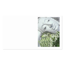 In the Garden - Quan Yin & Flowers Business Card