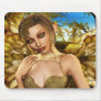 In the green mouse mat