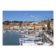 In the harbour in Cassis village. Fishing and Art Photo