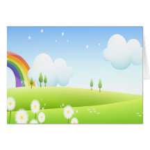 In the land of Rainbows Card
