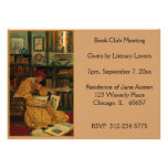 In the Library, Book Custom Invitation