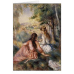 In the Meadow by Pierre-Auguste Renoir Greeting Card