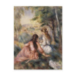 In the Meadow by Pierre-Auguste Renoir postcards