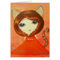 In The Mood For Cat Greeting Cards