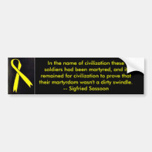 In the name of civilisation... bumper sticker
