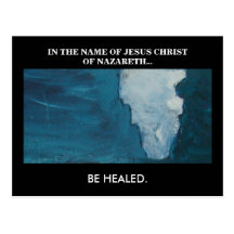 IN THE NAME OF JESUS CHRIST POST CARD
