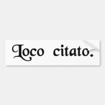 In the passage just quoted. bumper sticker