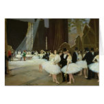 In the Wings at the Opera House, 1889 Card