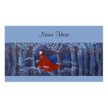 In The Woods With Animal Spirits. Business Cards