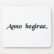 In the year of the hegira mouse pads