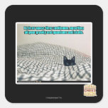 In ur Space Time Continuum Square Sticker