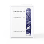 In Vino Veritas Yuletide Card