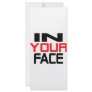 in your face icon rack card template
