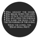 Inanna/Ishtar Entering Underworld Quote stickers