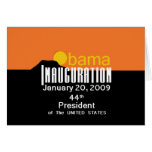 INAUGURATION Card