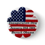 Inauguration Day-OBAMA- Button