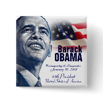 Inauguration (Square) Pinback Buttons