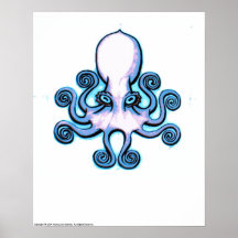 Incandescent Octopus Print