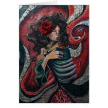 Incarnadine Greeting Card