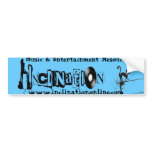 INCLINATION BUMPER ART TWIBLUE bumper stickers