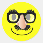 'incognito' SMILEY FACE STICKERS