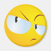 Incredulous Smile Fridge Magnet