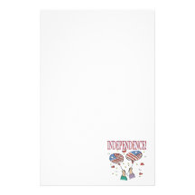 Independence Personalised Stationery