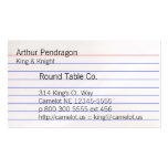 Index Card Business Card
