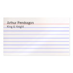 Index Card Business Cards