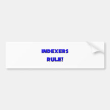 Indexers Rule! Bumper Sticker