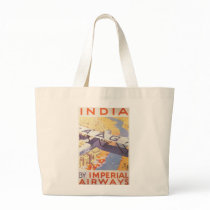 India by Imperial Airways Tote Bag