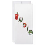 India Chilli Peppers rack cards