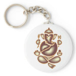 India Elephant Meditation Keychain