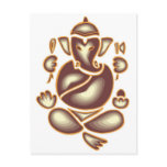 India Elephant Meditation Postcard