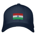 India flag embroidered flexfit hat embroidered hats