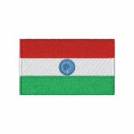 India flag embroidered men's t-shirt embroidered shirts