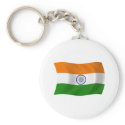 India Flag Keychain