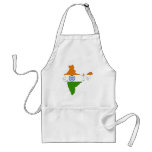 India flag map aprons