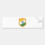 India Shield Bumper Sticker