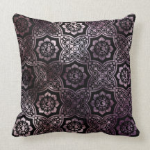 Indian Batik - Purple Pillow