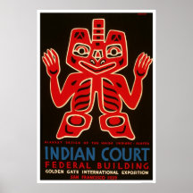 Indian Blanket SF Expo 1939 WPA Posters