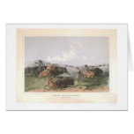 Indian Buffalo Hunt: "Close Quarters" (0743A) Card