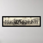 Indian Centennial Band Photo 1911 Print