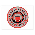 Indian Chief Grunge Postcards